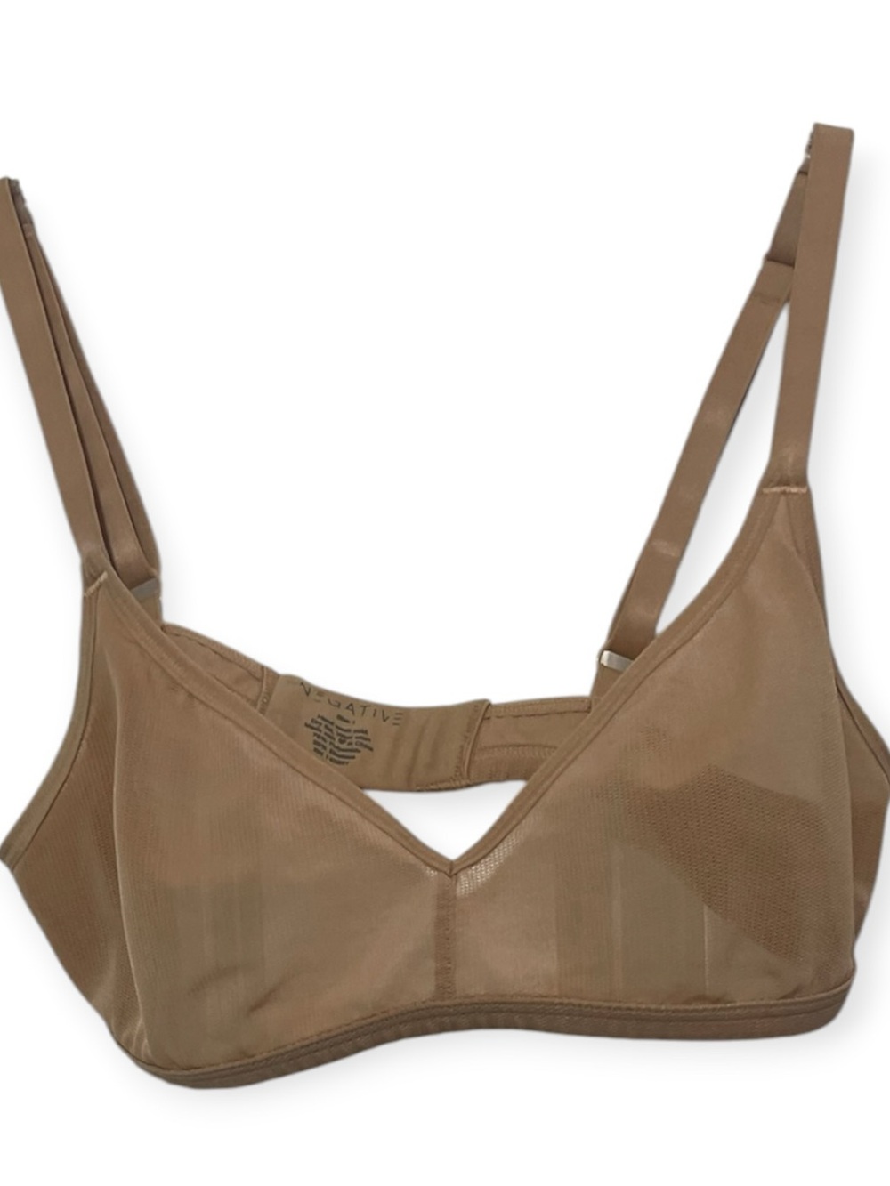 Negative Sieve Non-Wire Bra, Beige Size 1